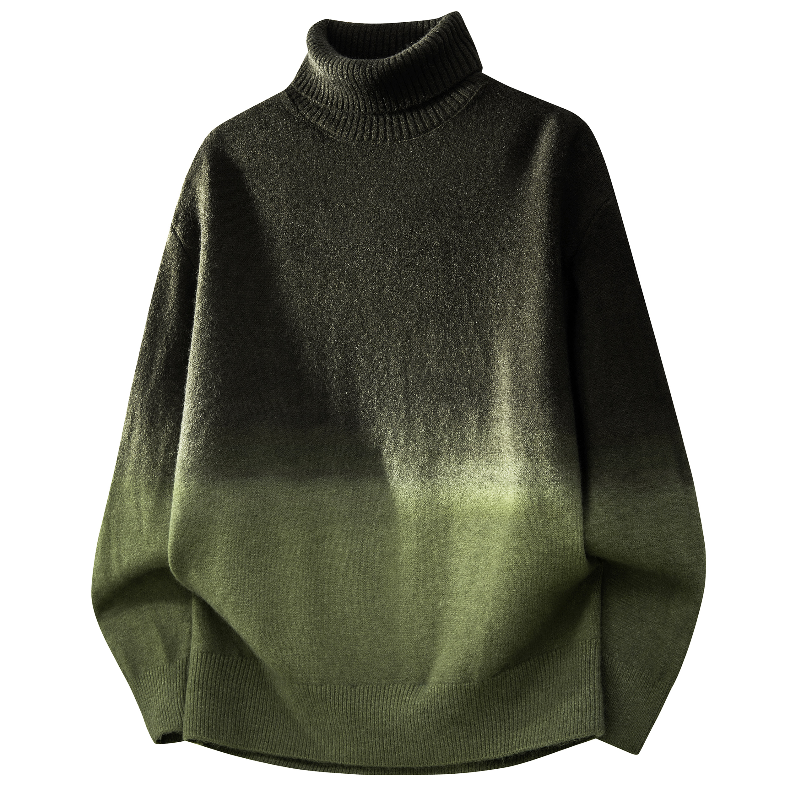 

Свитер Unisex Turtleneck Moderate VanCamel, черный зеленый