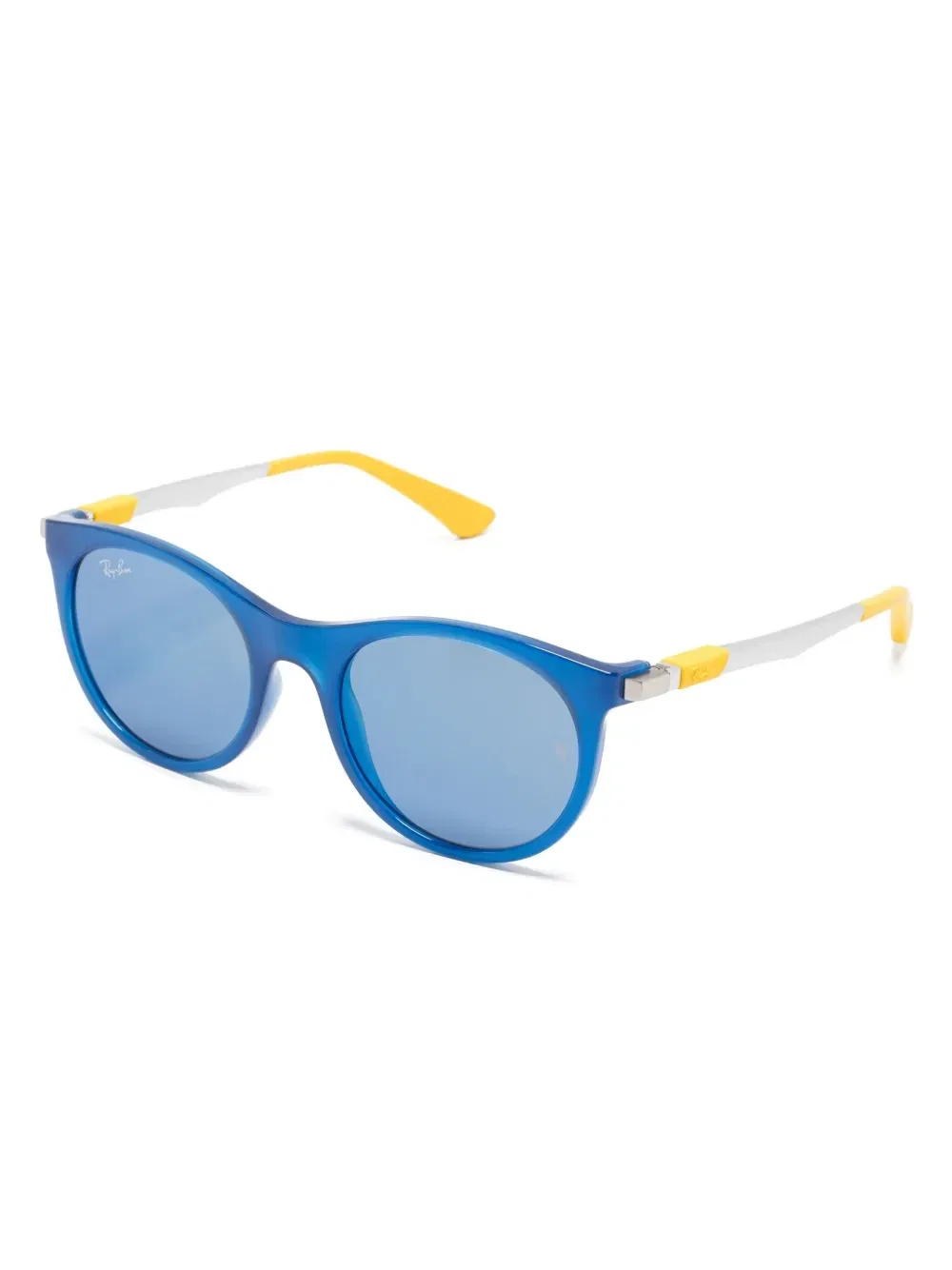 Солнцезащитные очки в оправе панто Ray-Ban Junior, синий — фото 2
