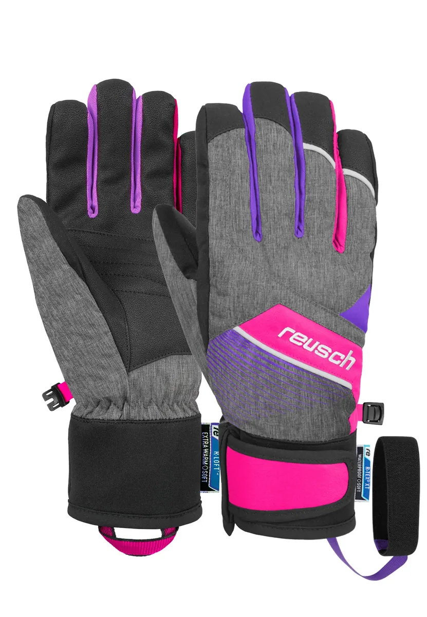 

Лыжные перчатки Reusch "Ferdi R-TEX XT Junior" спортивного дизайна, серый