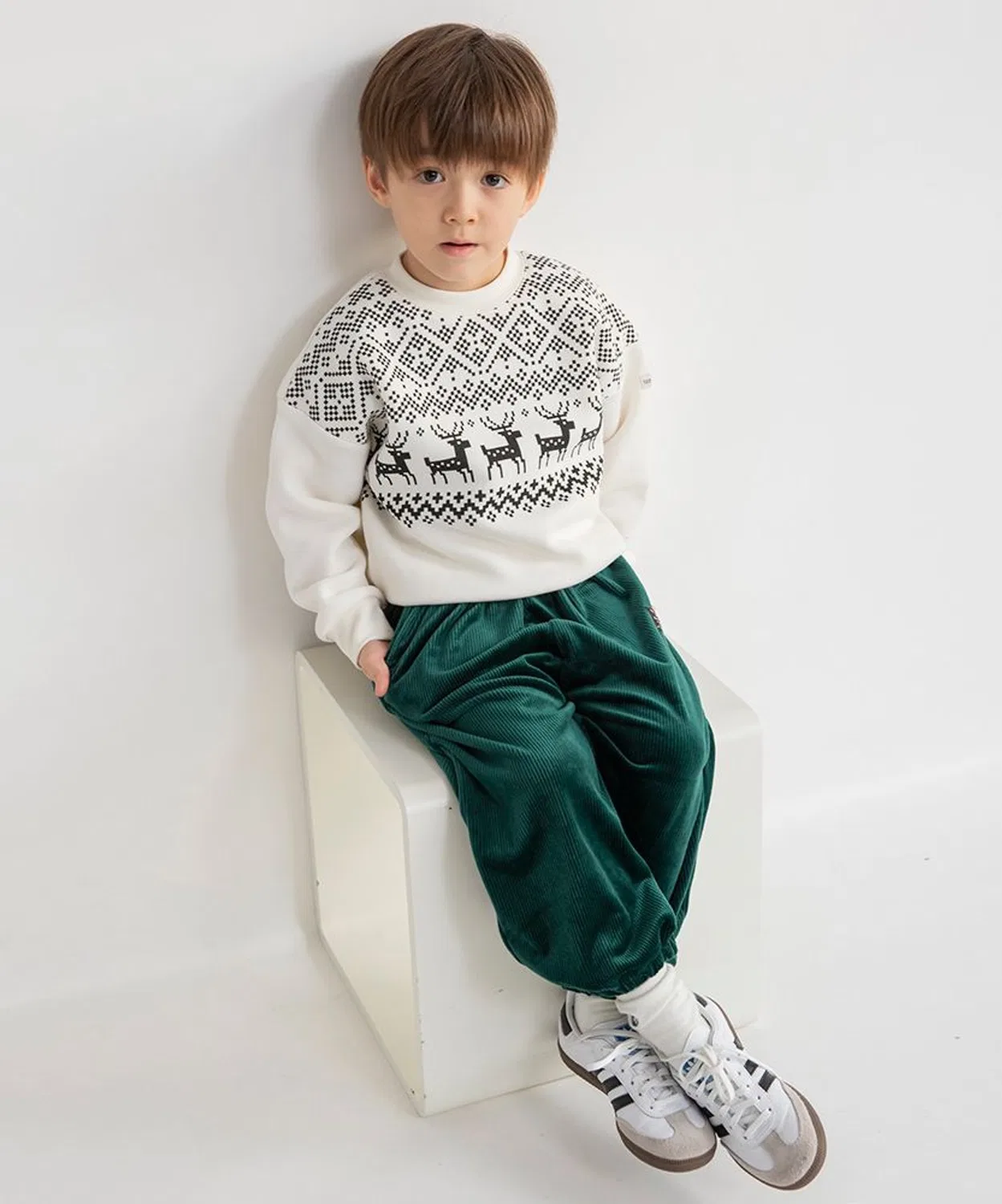Детская толстовка на флисе Blanchesse mini, ассорти, бордовый — фото 3