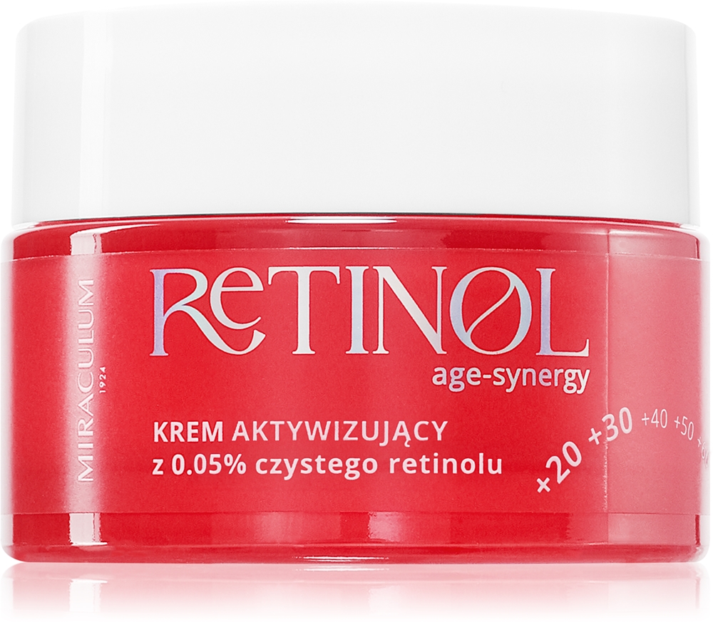 

Ночная сыворотка с ретинолом и эффектом синергии возрастных изменений, уменьшающая пигментацию Miraculum, 50 мл