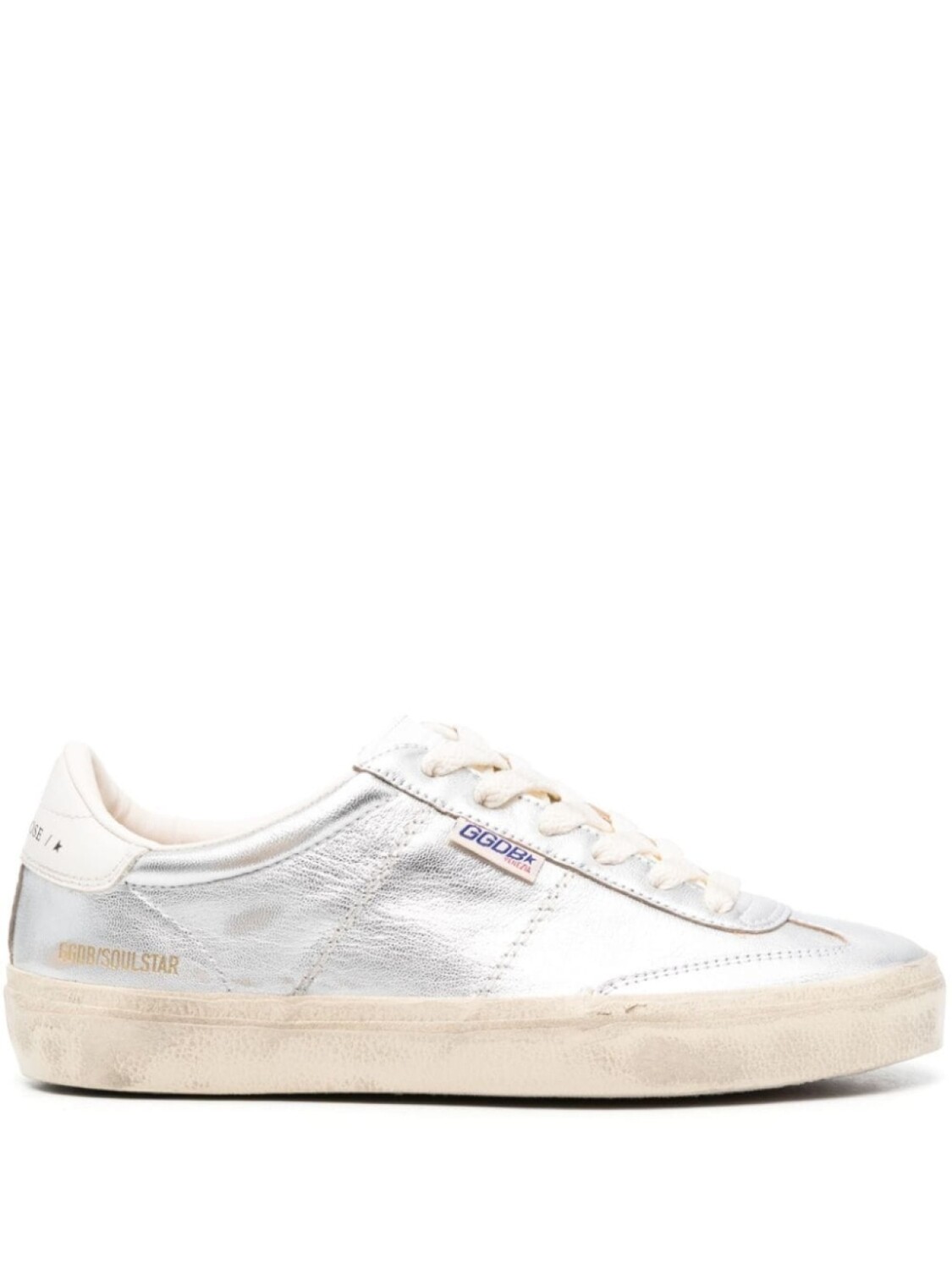 

Golden Goose кроссовки Soul-Star с эффектом металлик, серебристый