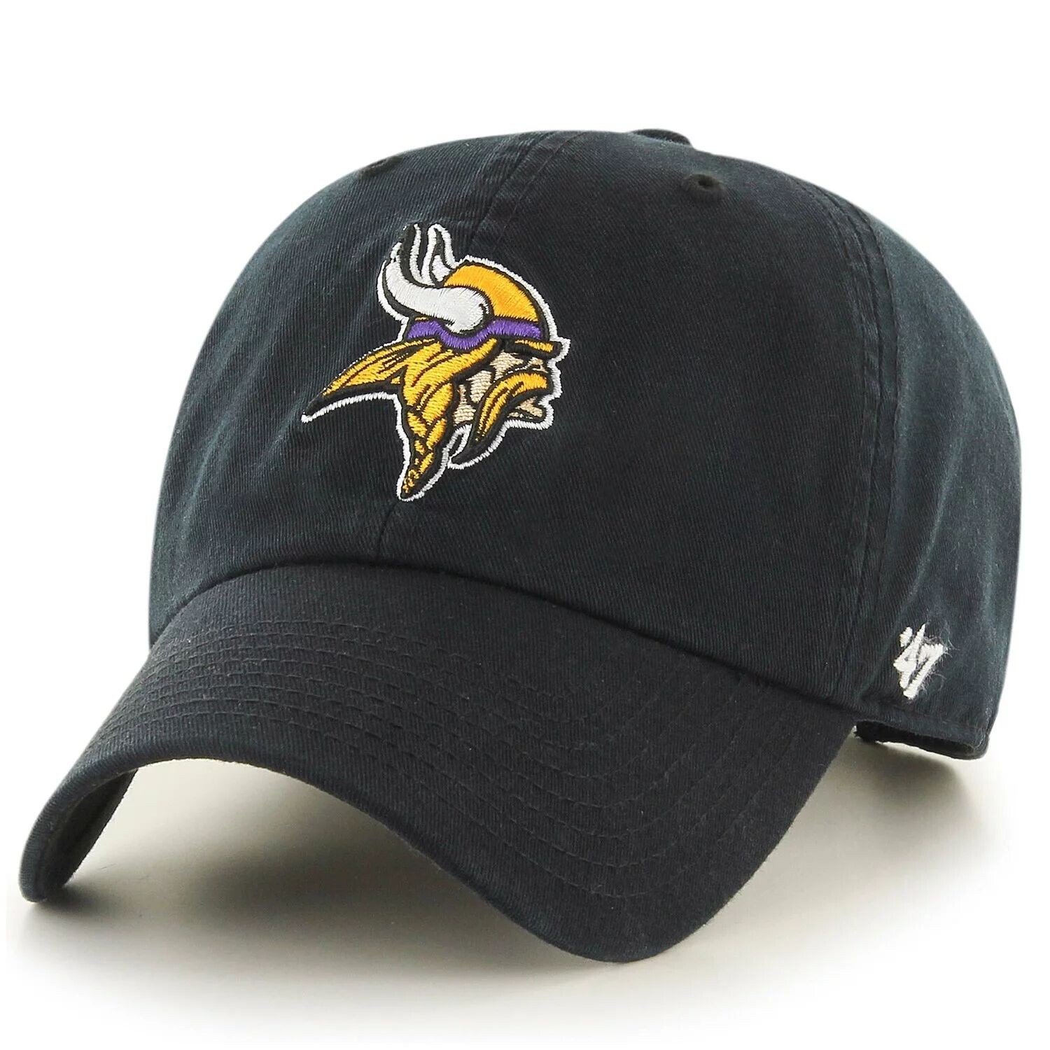 

Мужская черная регулируемая кепка Minnesota Vikings '47 среднего размера