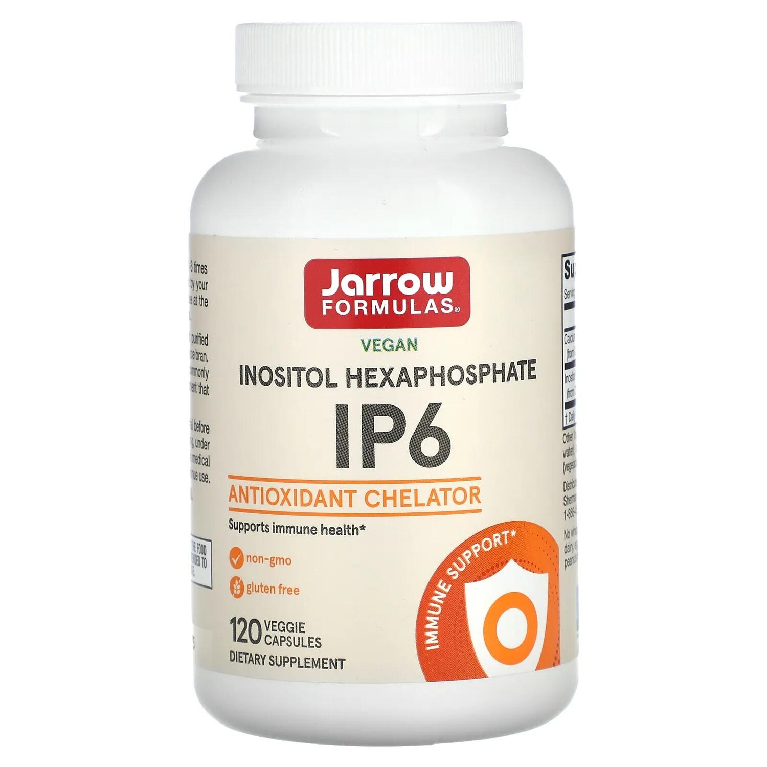 

Jarrow Formulas IP6 инозитол гексафосфат 500 мг 120 капсул в растительной оболочке
