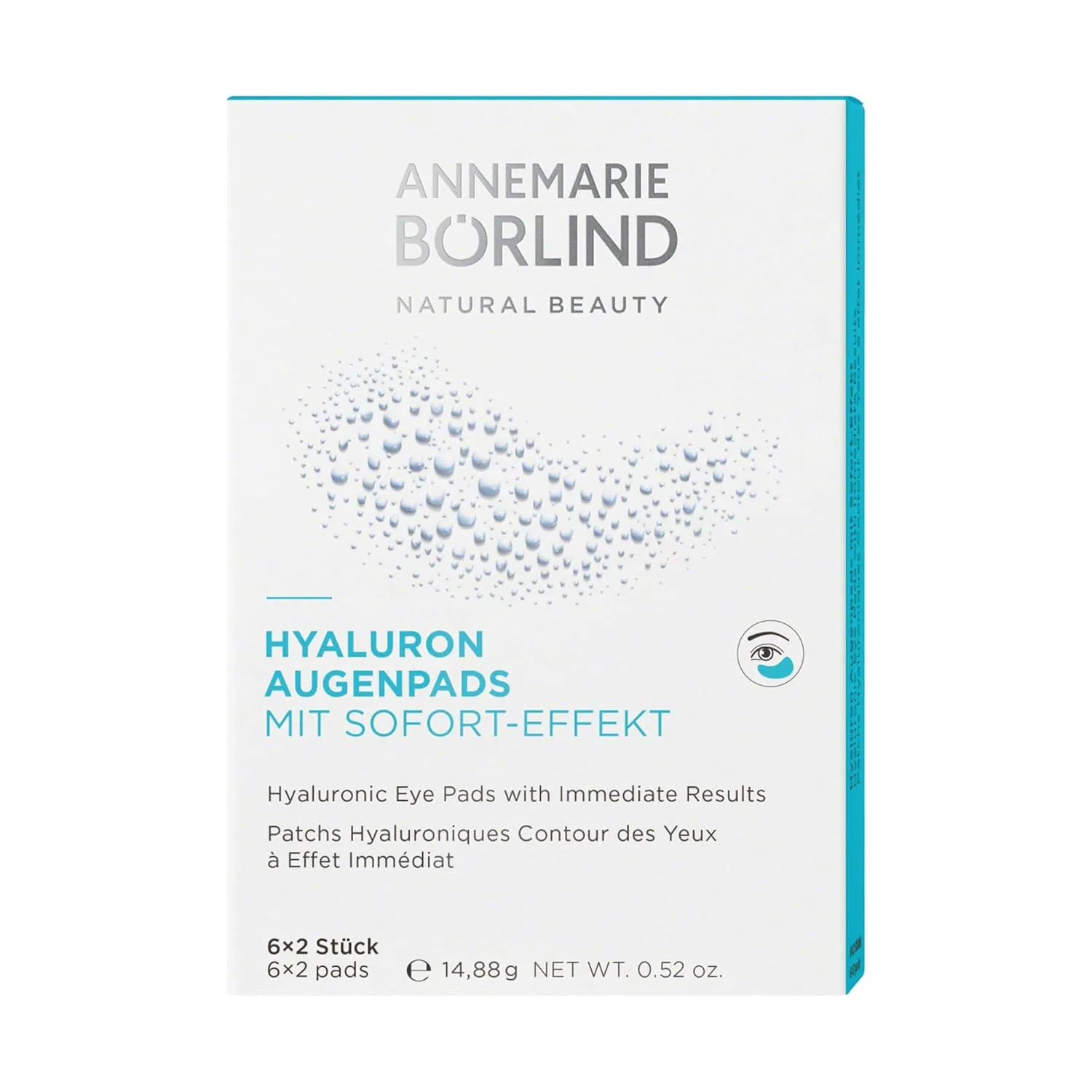 Набор гиалуроновых патчей для глаз «Hyaluronic Eye Pads» от ANNEMARIE BÖRLIND Annemarie Börlind — фото 4