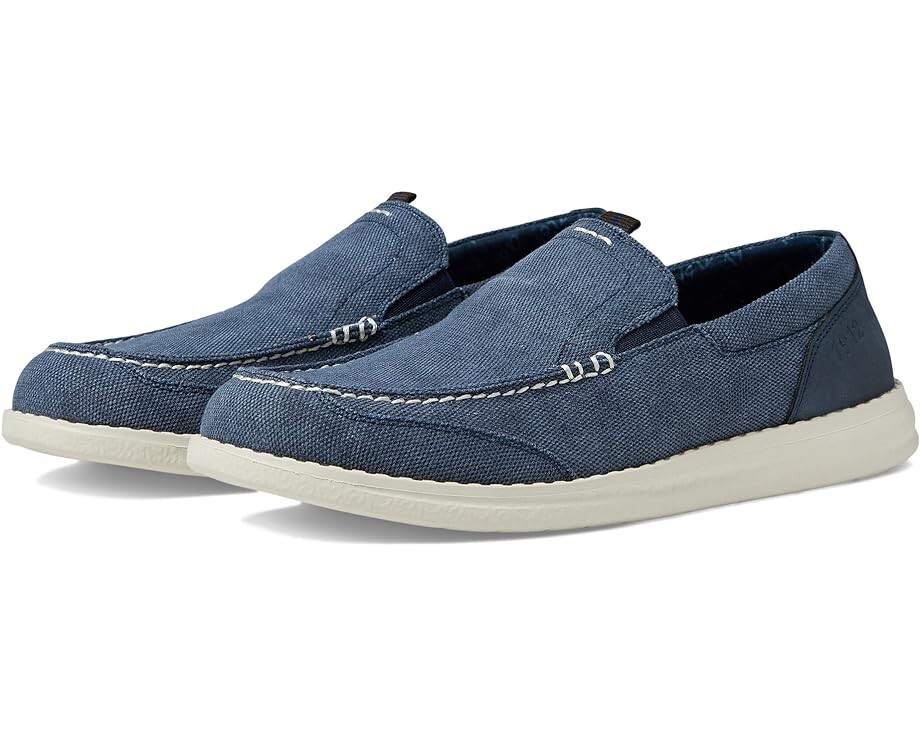 

Лоферы Nunn Bush Brewski Canvas Moccasin Toe Venetian Slip-On, цвет Navy Multi