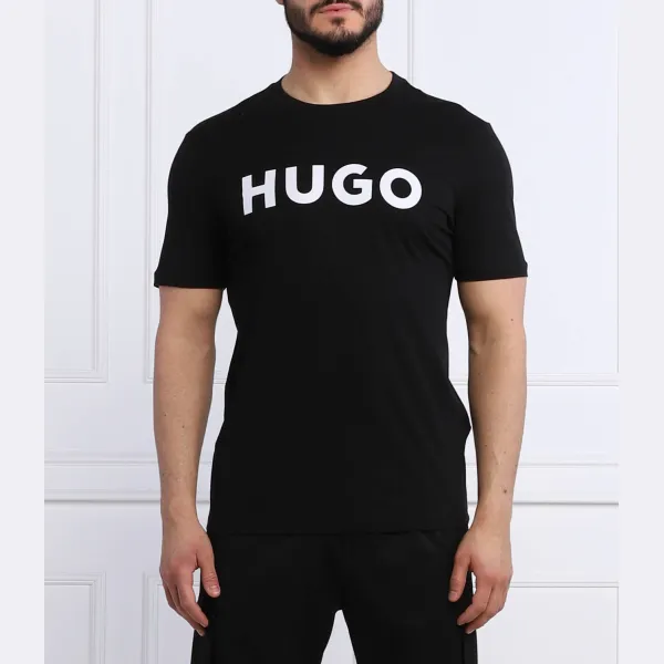 

Футболка Dulivio стандартного кроя Hugo, черный