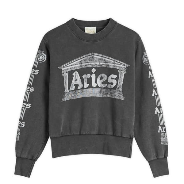 

Детская толстовка в стиле «старинный столбец» Aries, черный