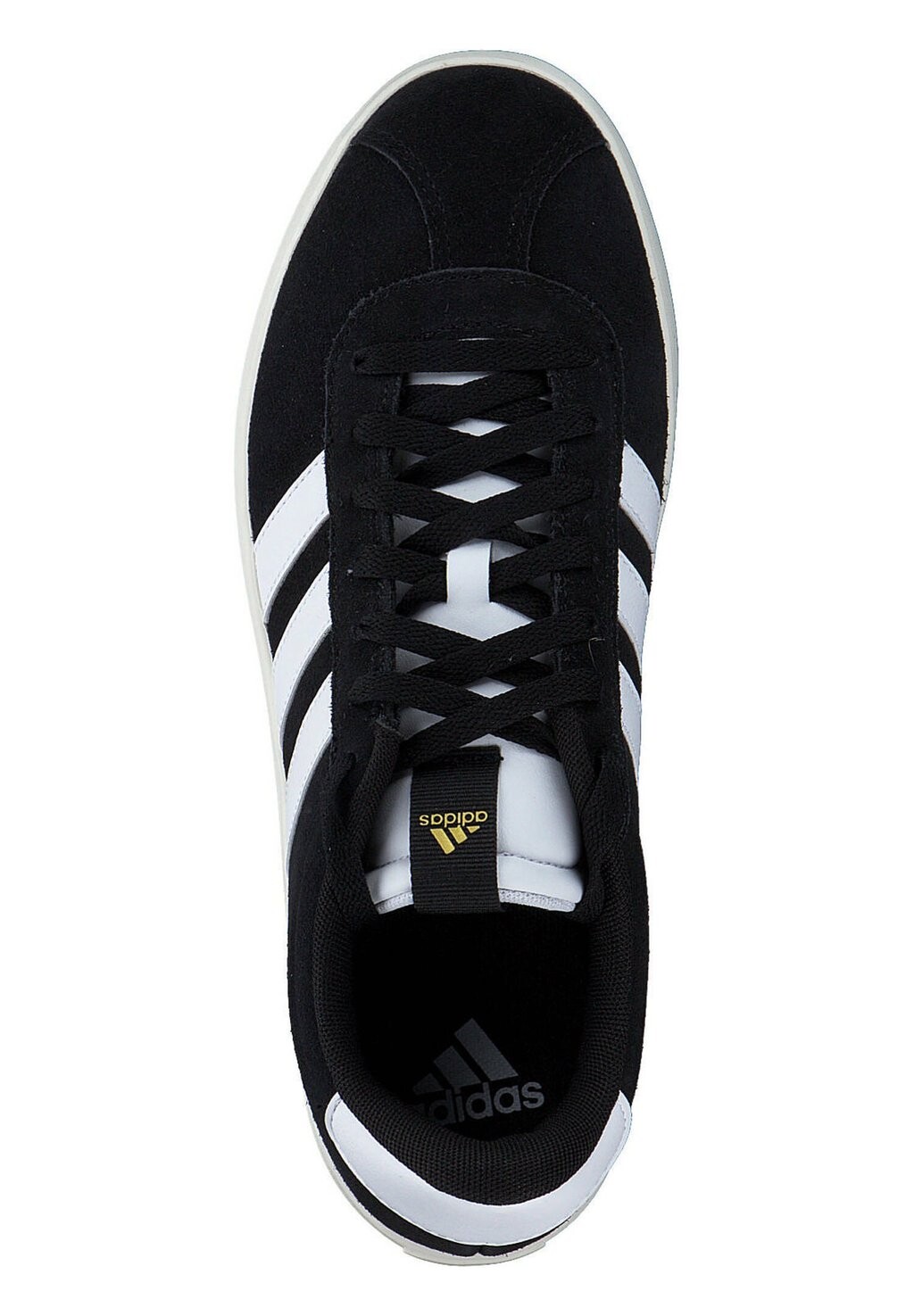 Кроссовки низкие VL COURT 3.0 adidas Originals, цвет black white gold met — фото 3