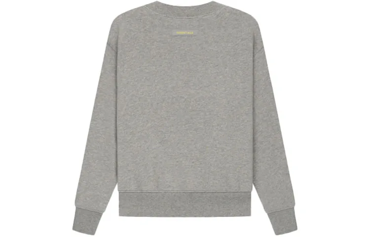 Детский свитшот с круглым вырезом Fear Of God Essentials, Dark Oat — фото 4