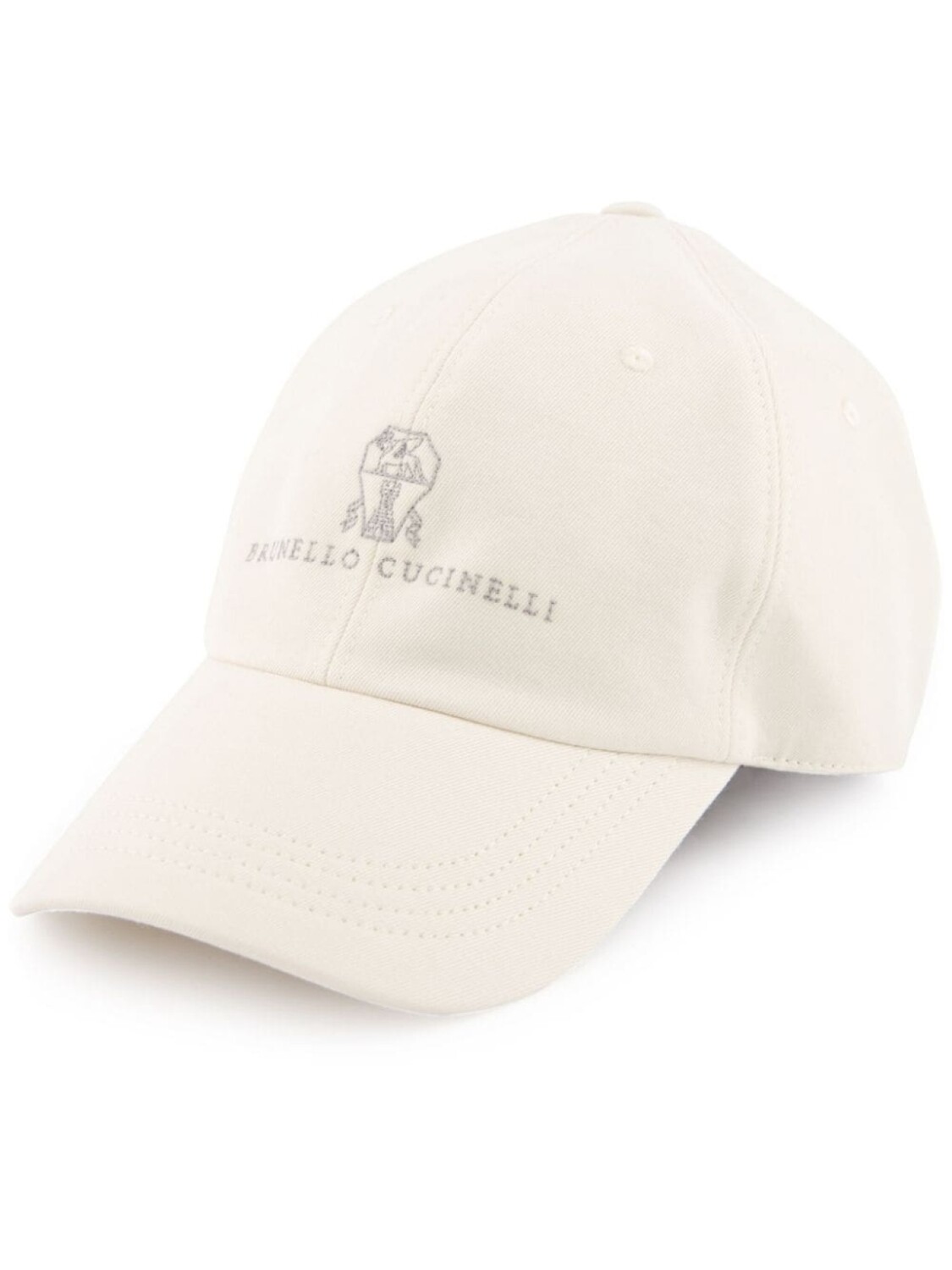 

Brunello Cucinelli вышитая хлопковая шапочка, нейтральный цвет