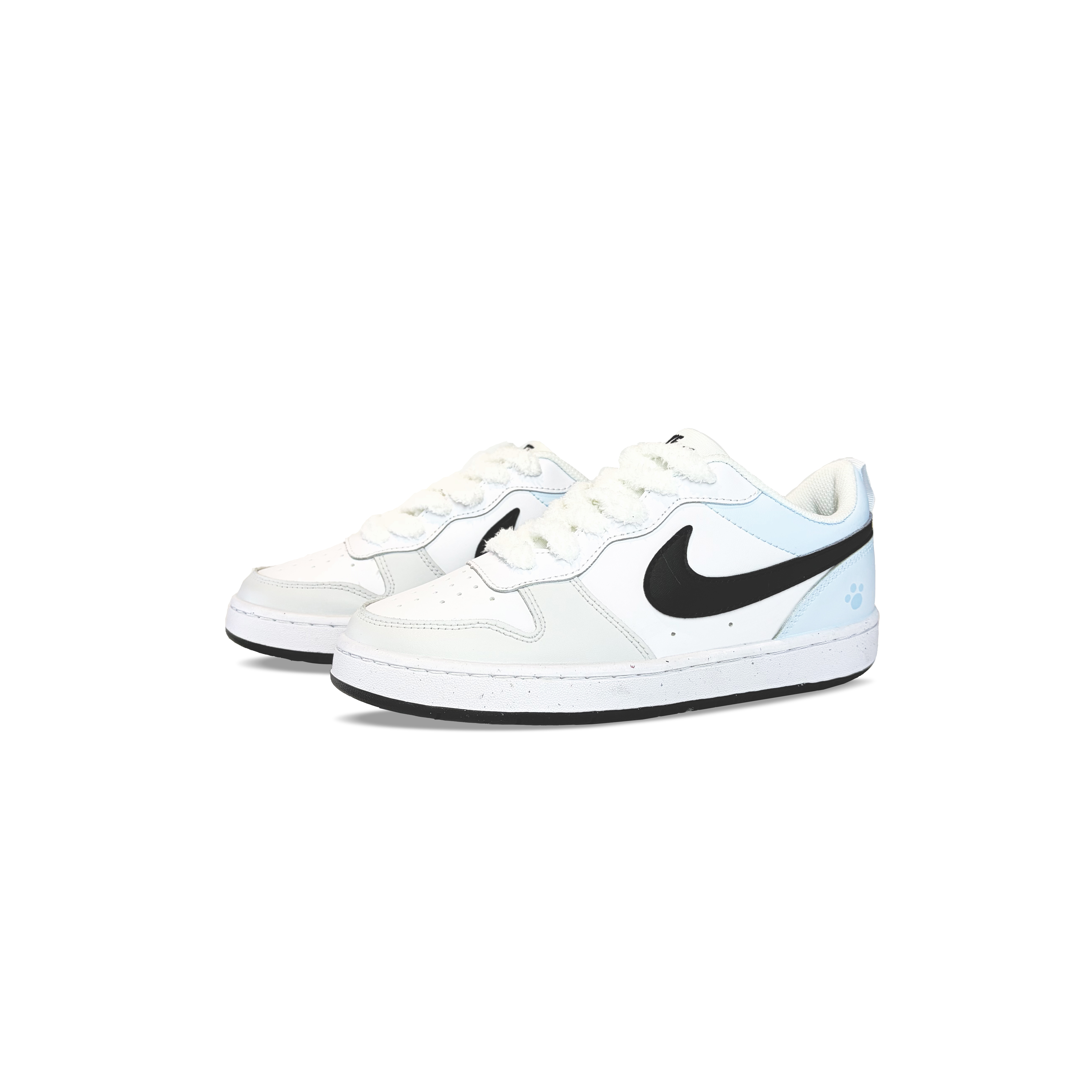 Nike Кроссовки Court Borough Serene River To The Moon из синтетической кожи, устойчивые к истиранию, дышащие, низкие — фото 4