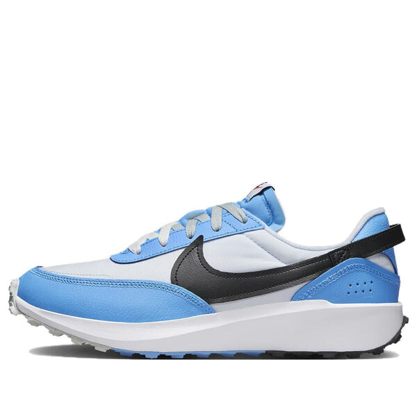 

Кроссовки waffle debut 'white university blue' Nike, серый
