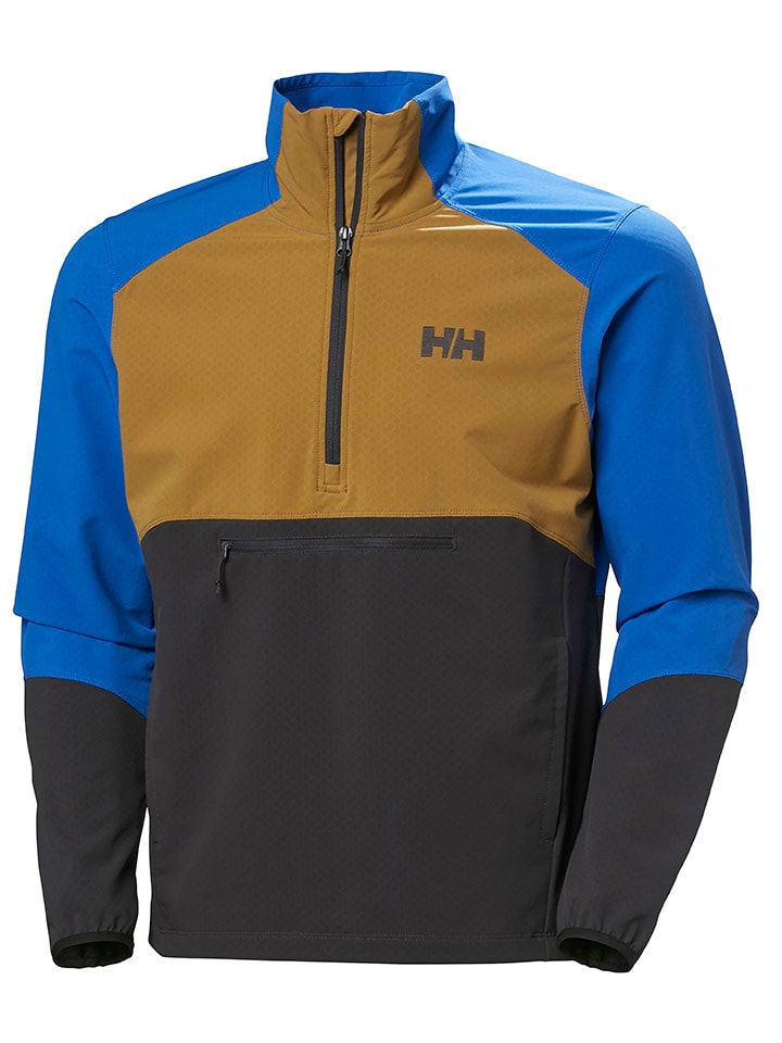 

Дождевик Cascade Schield Anorak Helly Hansen, цвет blau/hellbraun/schwarz