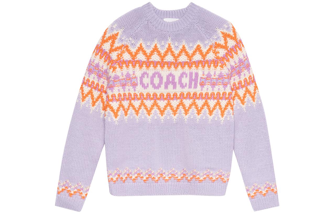 

Футболка COACH FW22 женская сиренево-фиолетовая