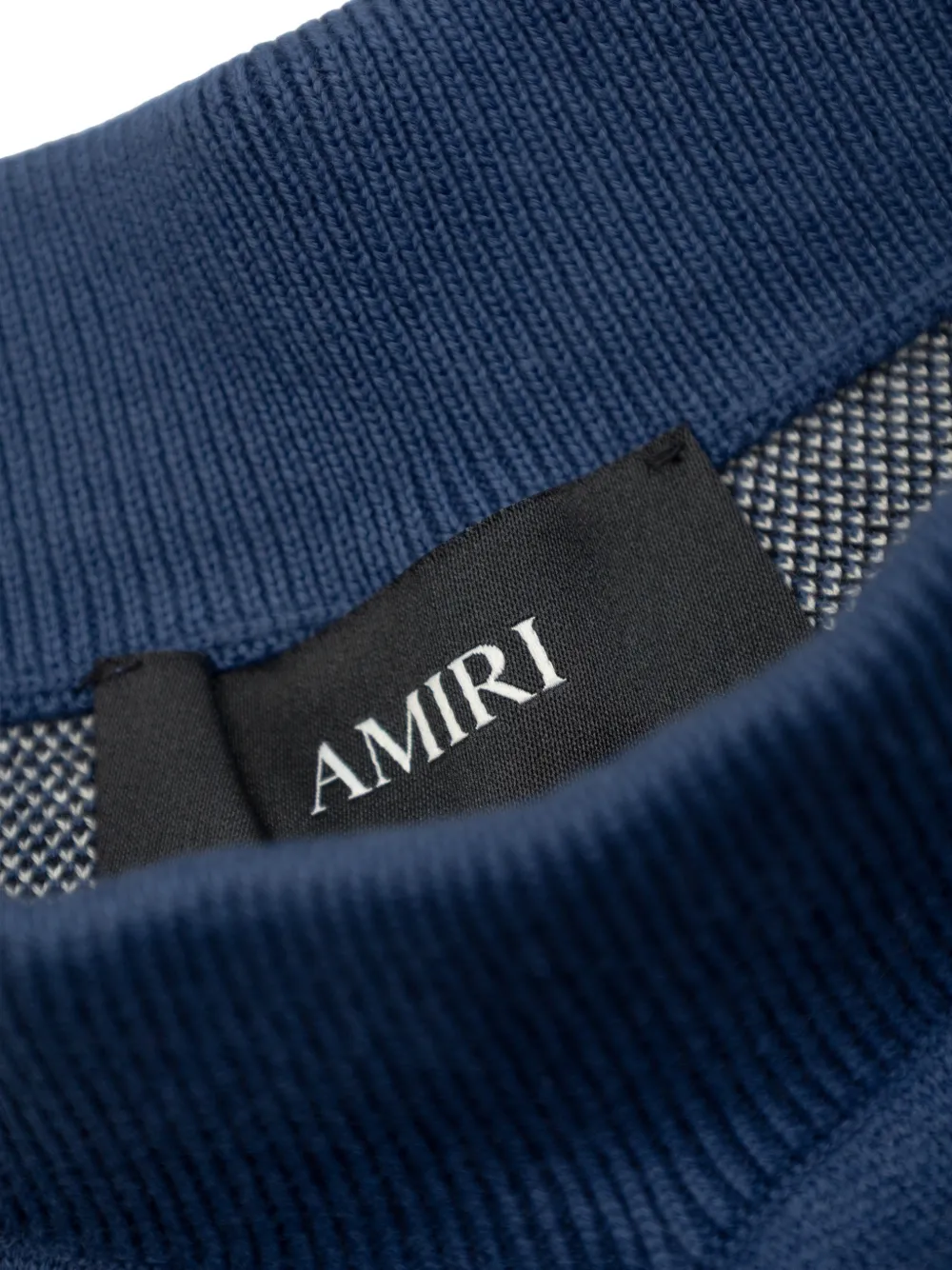 Шорты в полоску с логотипом Amiri Kids, синий — фото 4