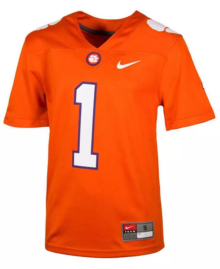 

Джерси Clemson Tigers Replica Football Game, Little Boys (4-7) Nike, оранжевый