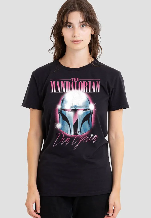 

Футболка с принтом шлема дина джарина из сериала «мандалорец» 80-х годов Star Wars, Black, Черный, Футболка с принтом шлема дина джарина из сериала «мандалорец» 80-х годов Star Wars, Black