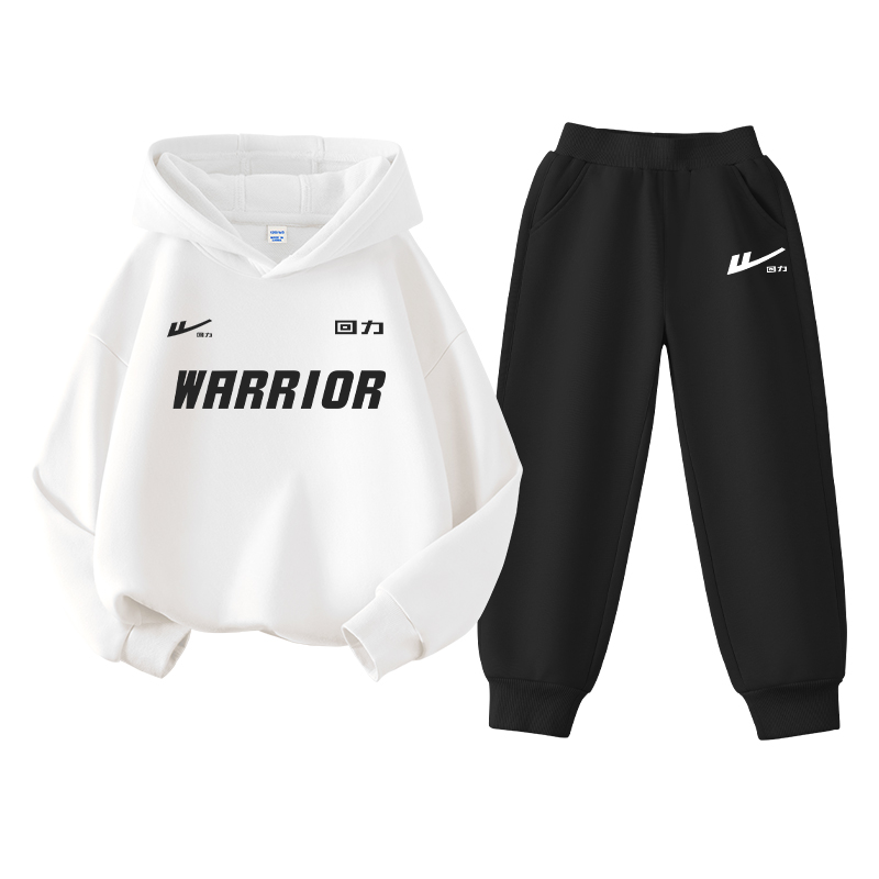 

Повседневная спортивная одежда Warrior Kids', White/Black Label - Черно-белые Reebok Classic