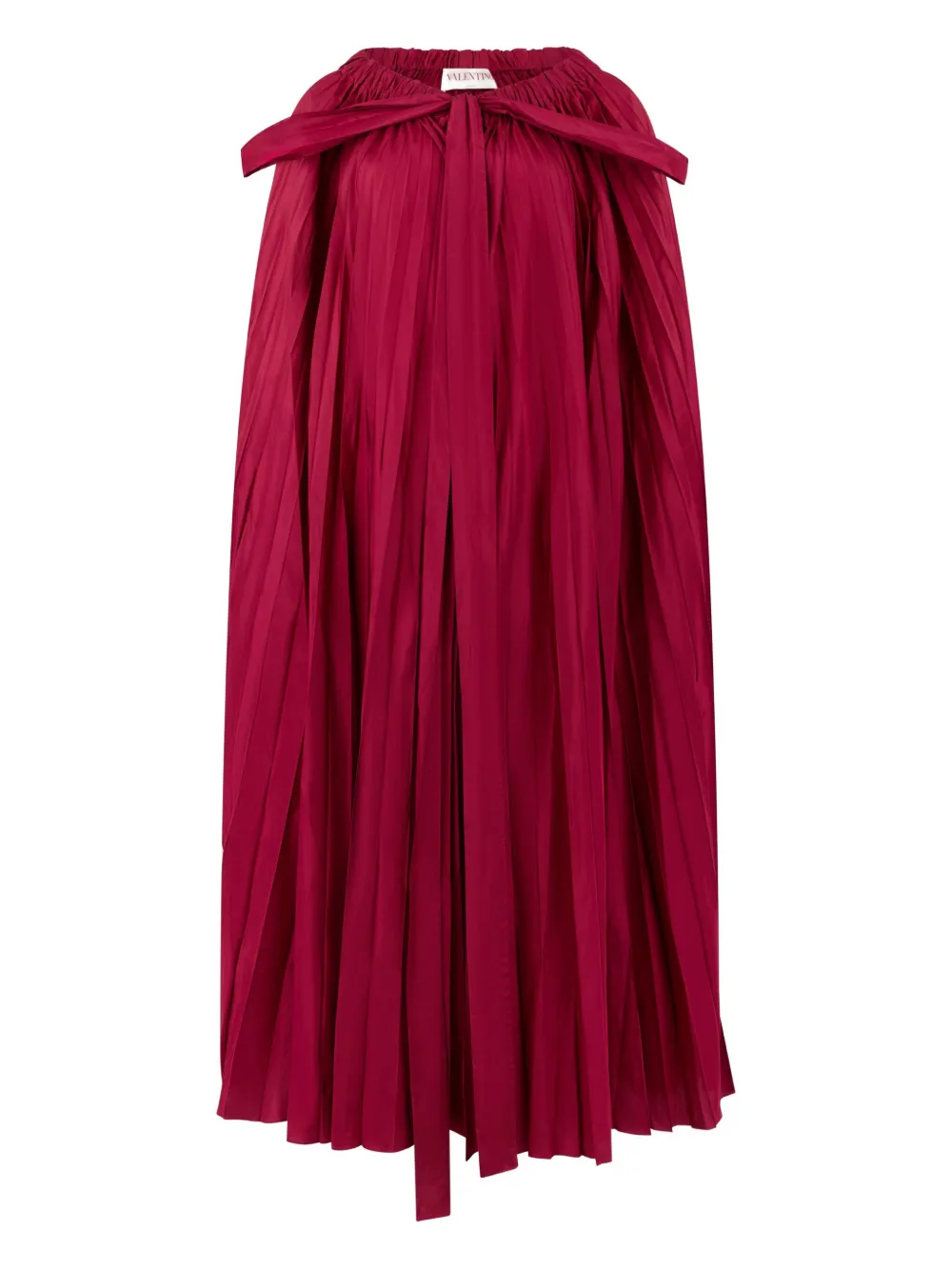 

Плиссированная накидка Valentino Garavani, красный