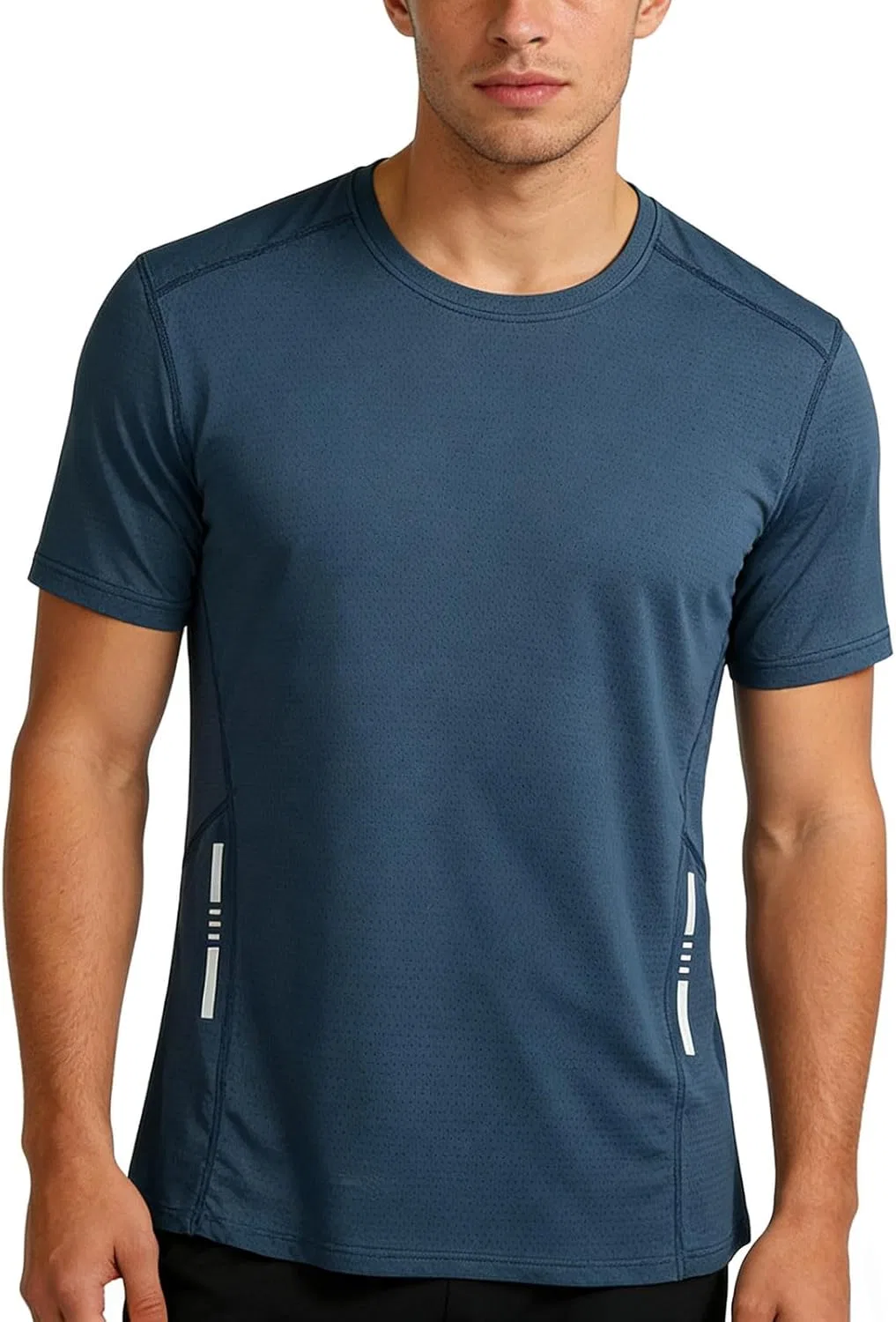 Мужская футболка для бега, быстросохнущая, Athletic, A#01 Navy