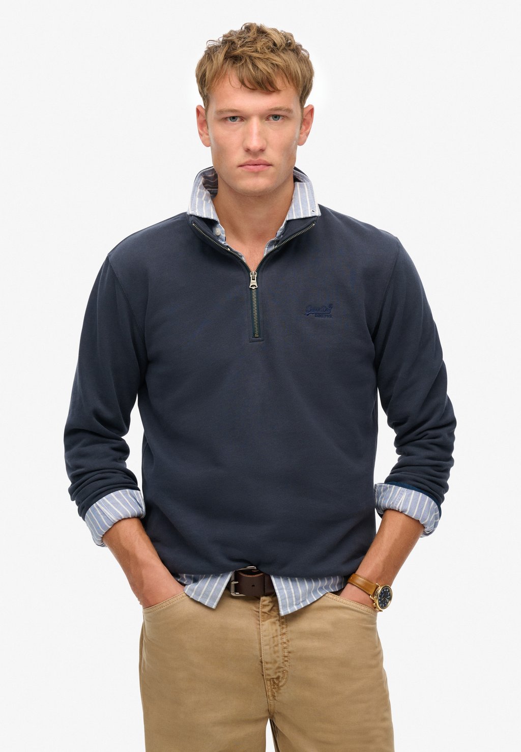

Толстовка ESSENTIAL LOGO Superdry, синий