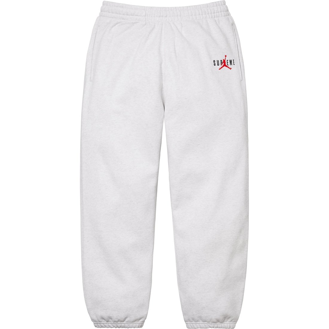 Джордан спортивные штаны Supreme, светло-серый