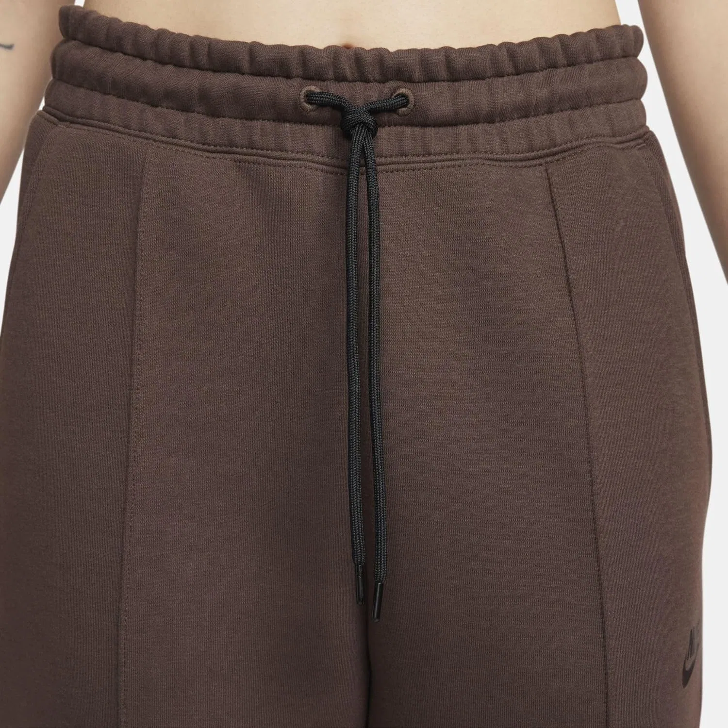 Спортивные брюки Nike Tech Fleece, женские, Baroque Brown/Black — фото 3