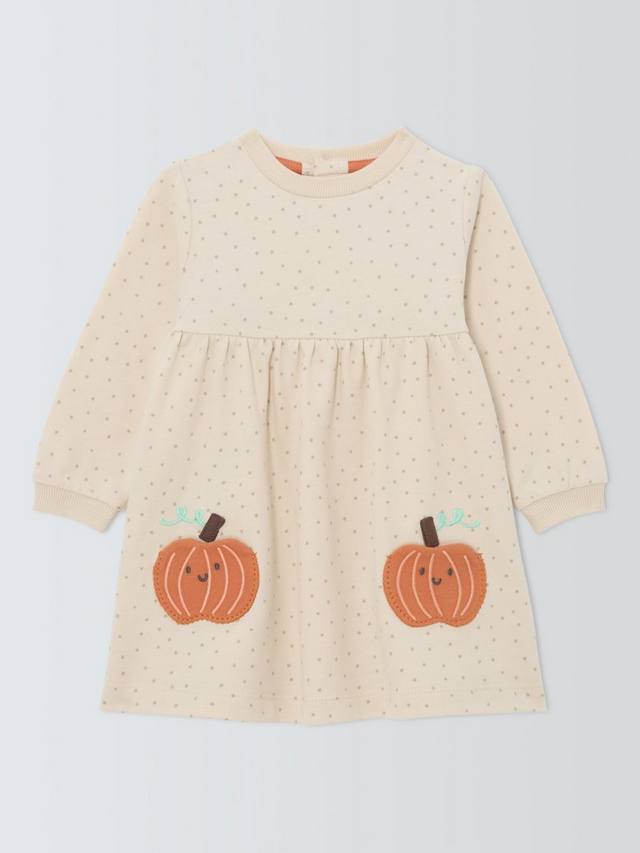 

Платье Baby Pumpkin Pockets с карманами John Lewis, Natural