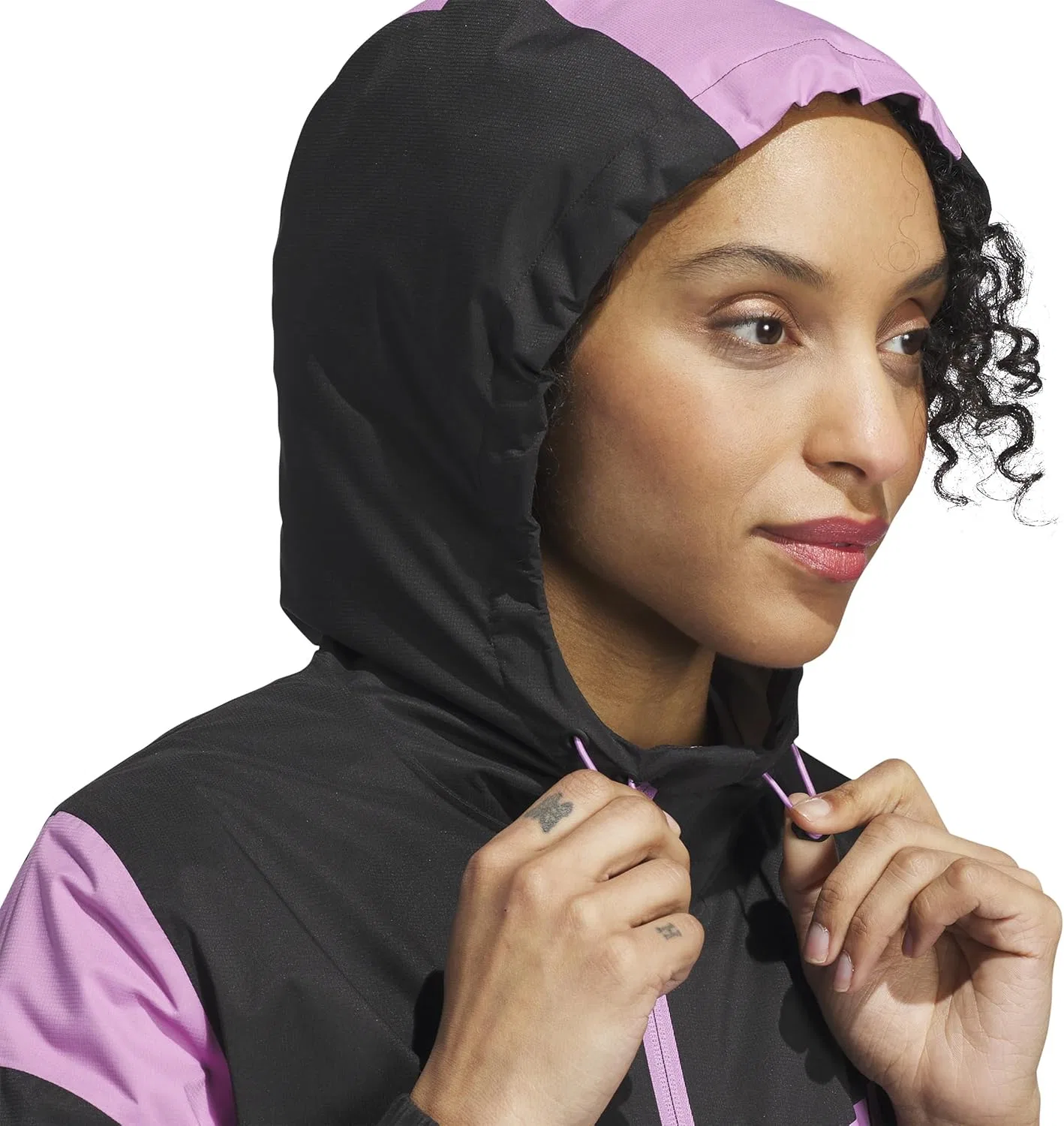 Куртка женская adidas RAIN.RDY, Black — фото 4