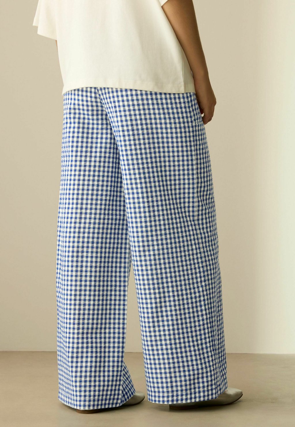 Брюки PULL ON GINGHAM Next, синий — фото 2