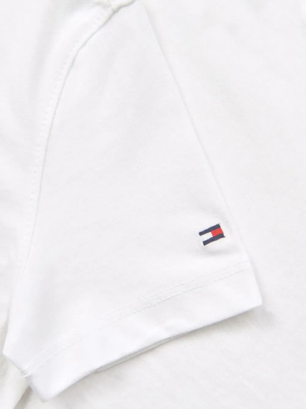 Футболка из органического хлопка с логотипом для подростков Tommy Hilfiger Junior, белый — фото 3