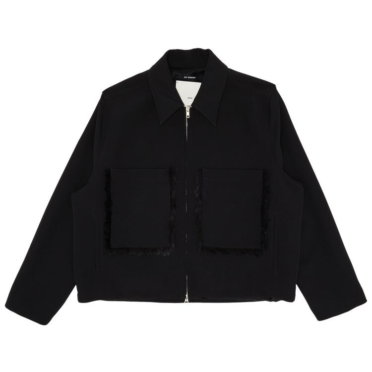 

Куртка Song for the Mute Crop Patch Pocket Jacket Black, черный