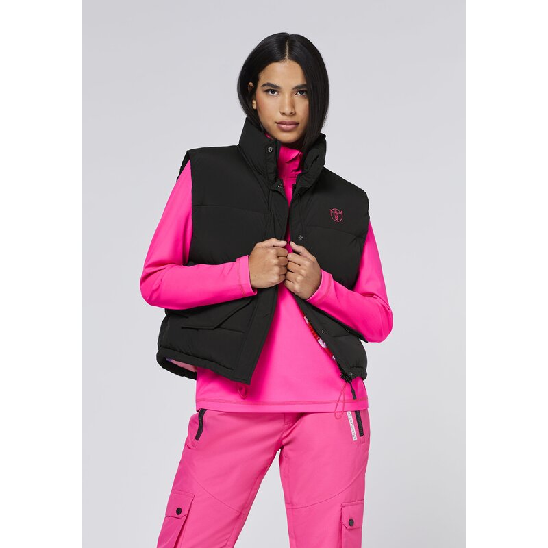 

Жилет утепленный, стандартный крой Chiemsee, черный