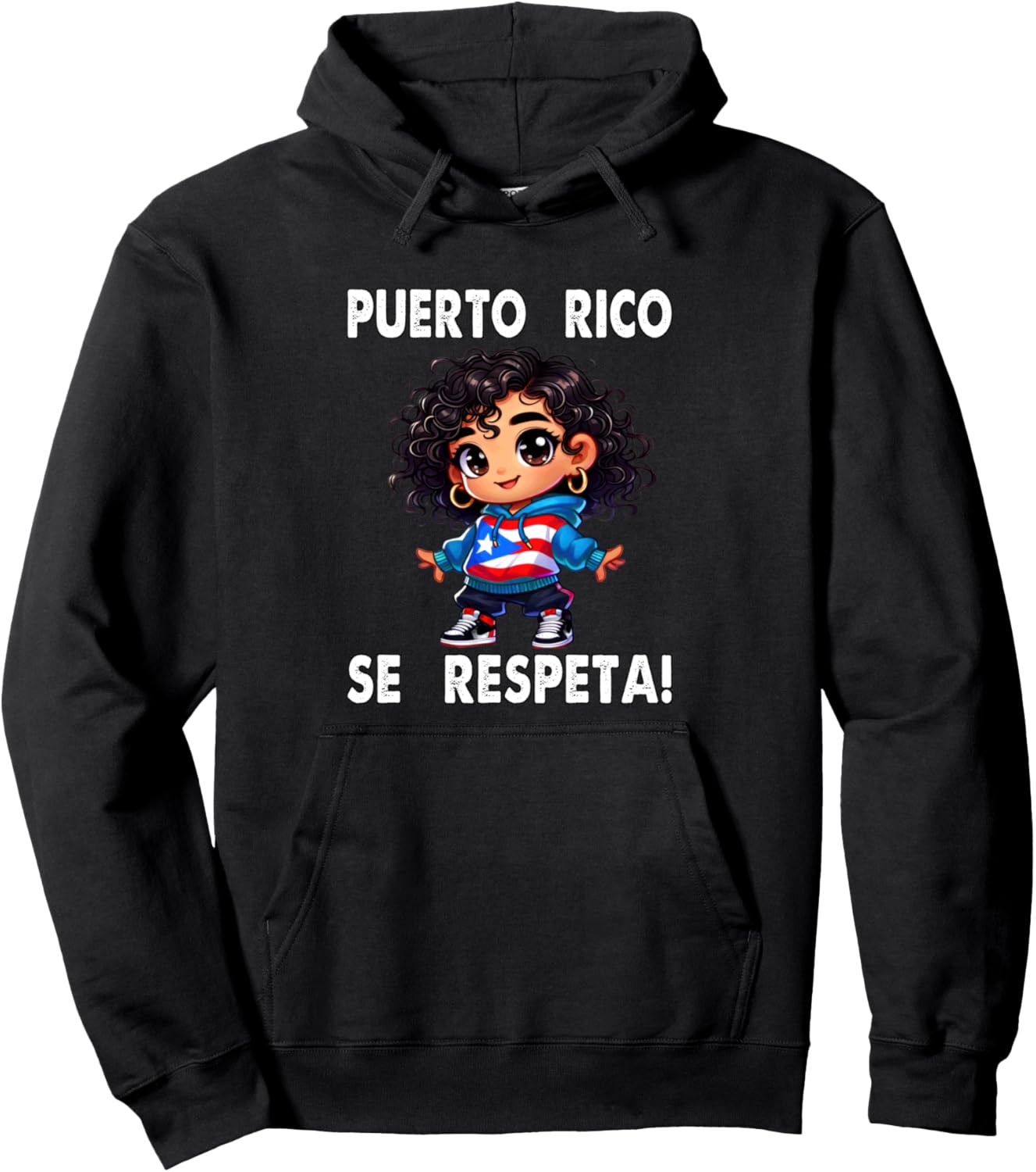 

Толстовка с капюшоном для малышей Puerto Rico Cerespeta PR Flag Boricua Princess Puerto Rico Se Respeta Collection, More Here, черный