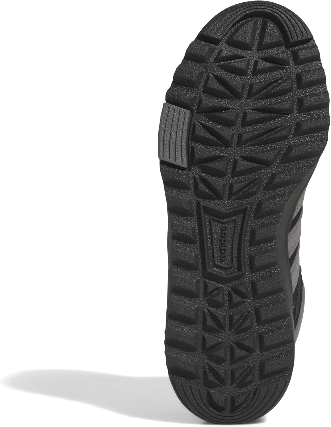Детские кроссовки Adidas Baby-Boys Hoops 4.0 Mid Top, черный/серый — фото 3