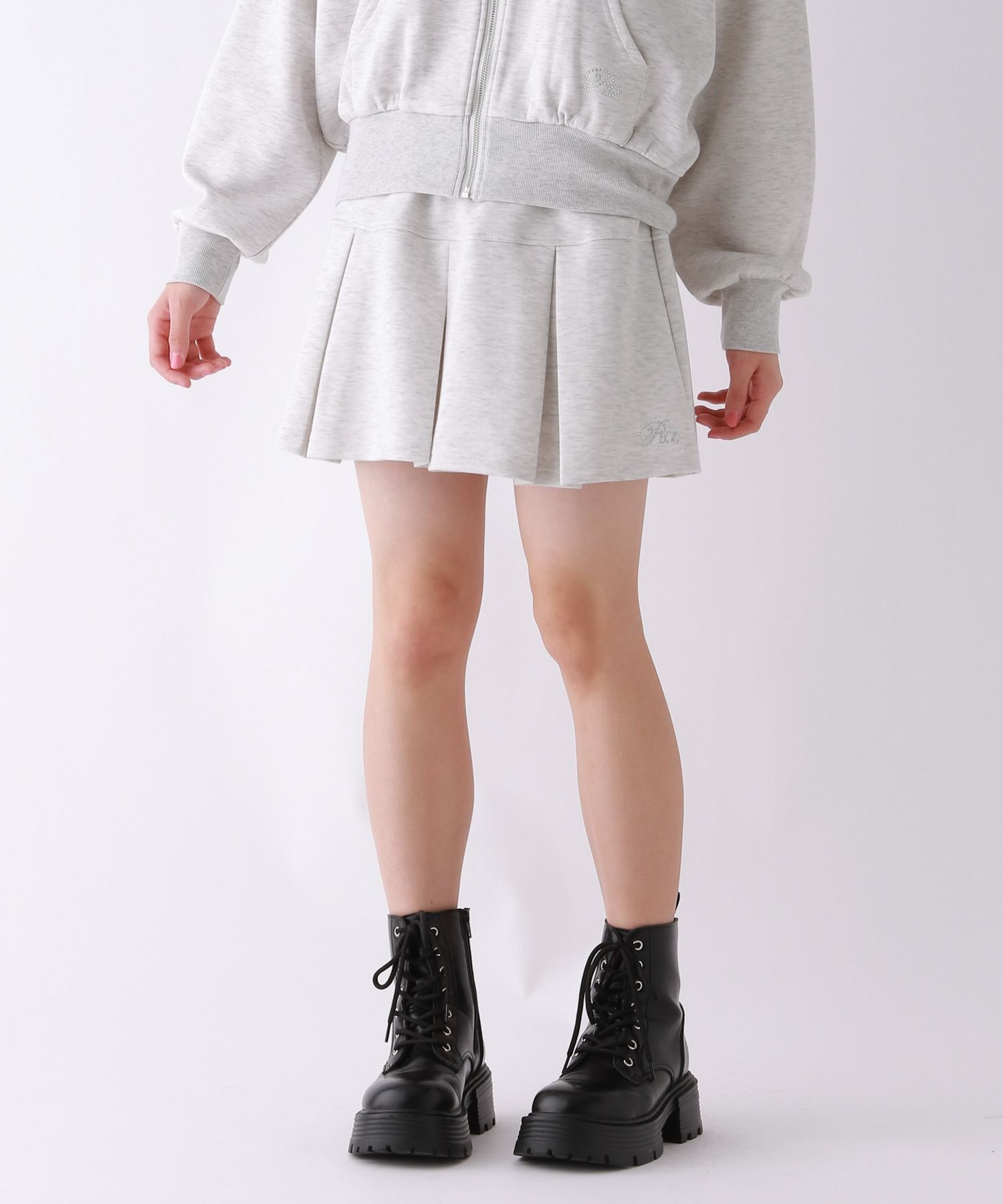 Картонная плиссированная юбка Repipi armario, Gray 12