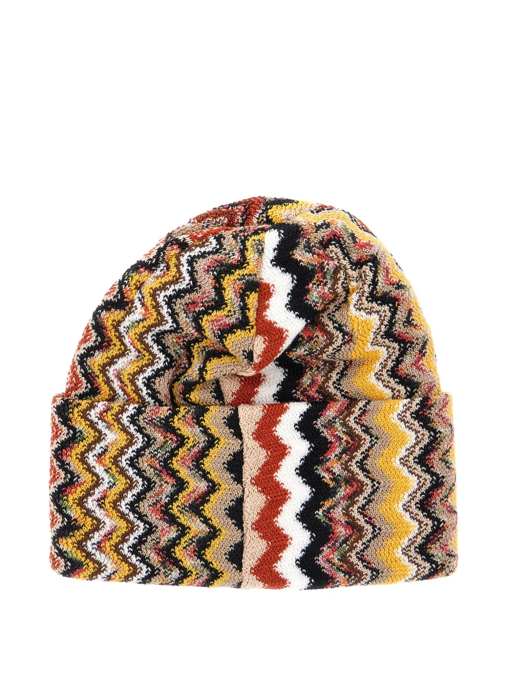 

Шапка бини с узором зигзаг Missoni, нейтральный