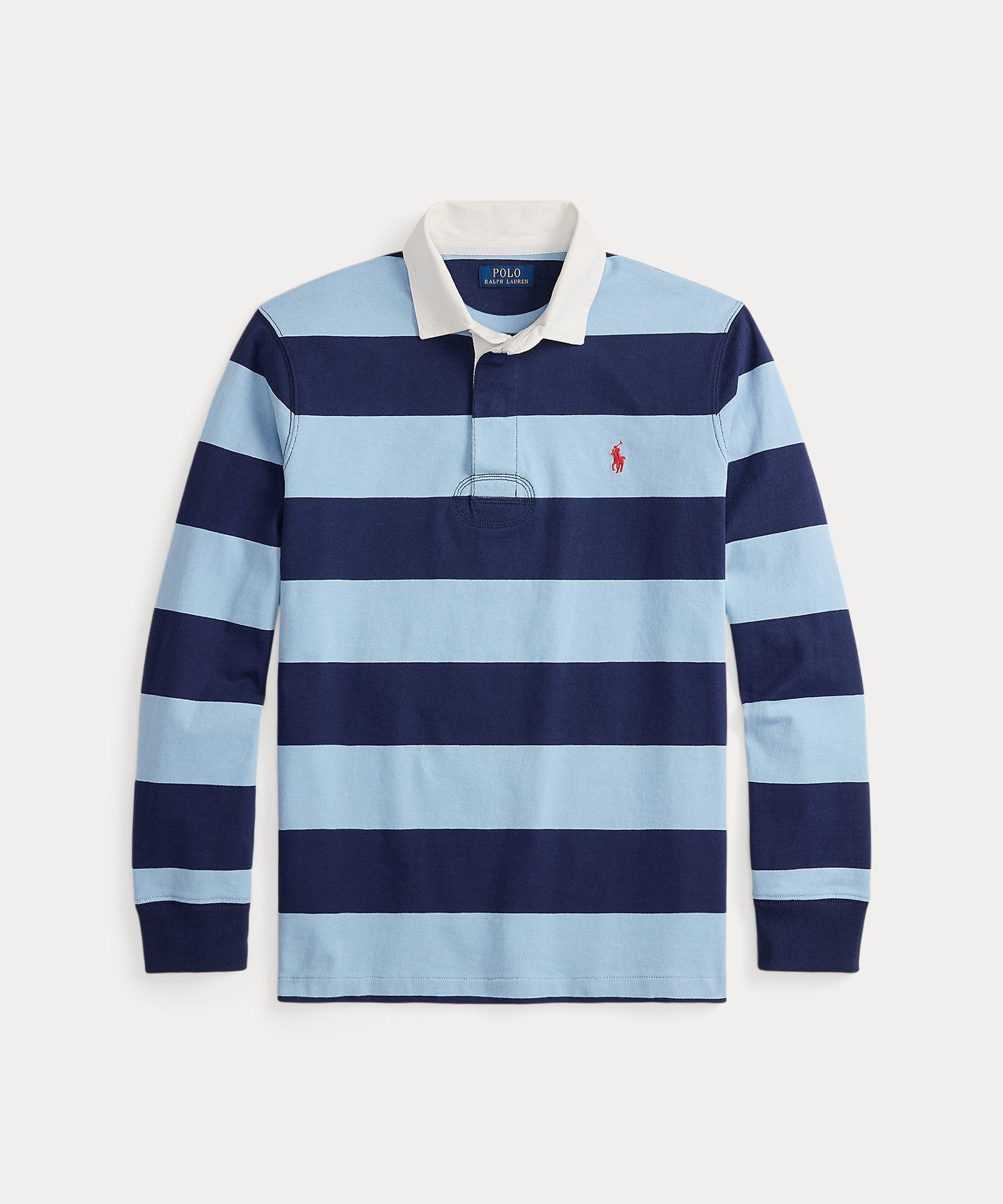 Знаменитая регбийная футболка Polo Ralph Lauren, 400 Blue — фото 2