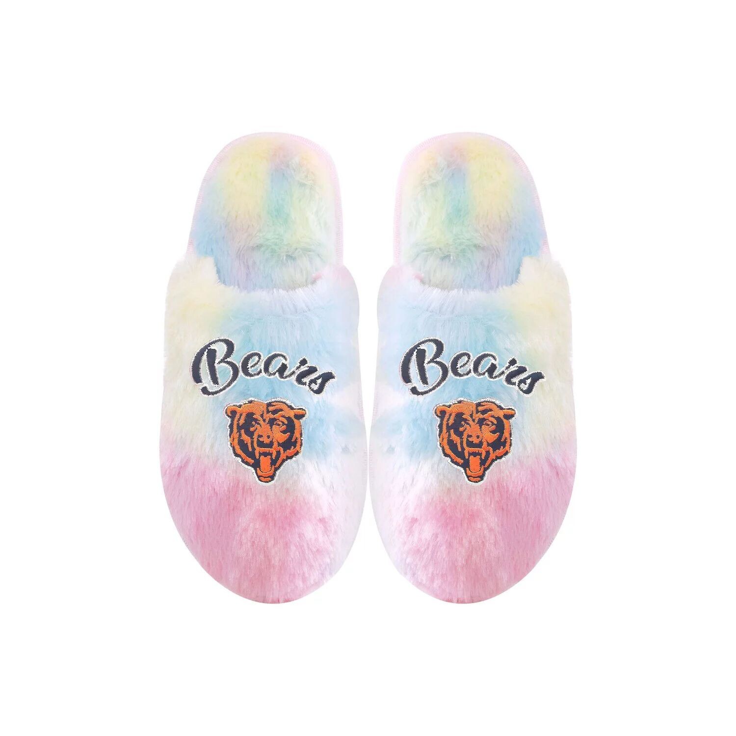 

Молодежные тапочки FOCO Chicago Bears с радужным рисунком Unbranded