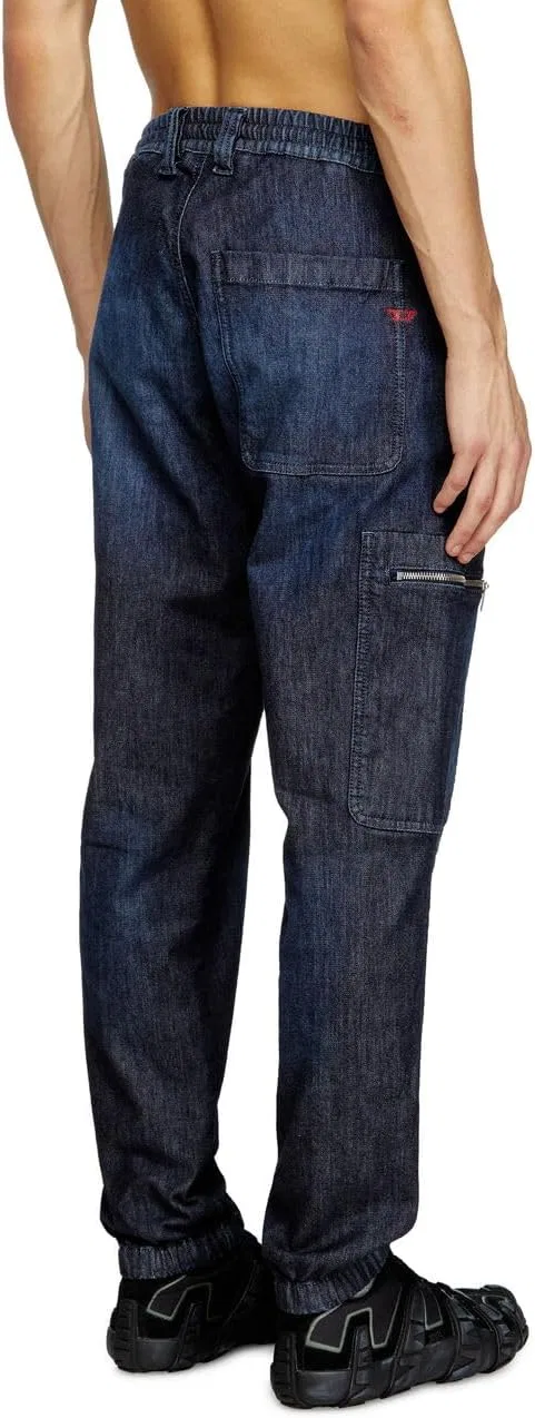Diesel Slim D-Lab JoggJeans, темно-синий — фото 3