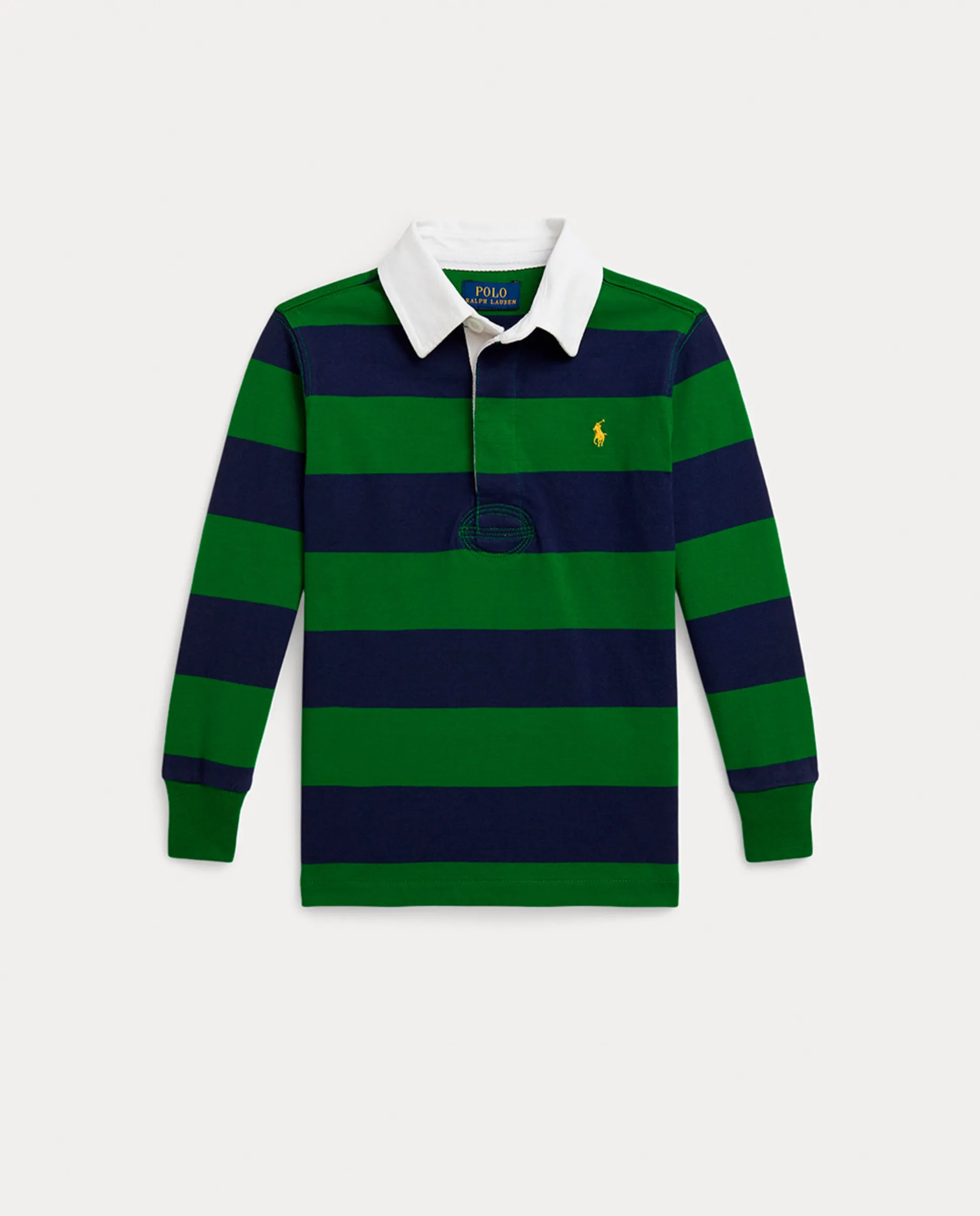 

Детский хлопковый регбийный поло Polo Ralph Lauren, многоцветный
