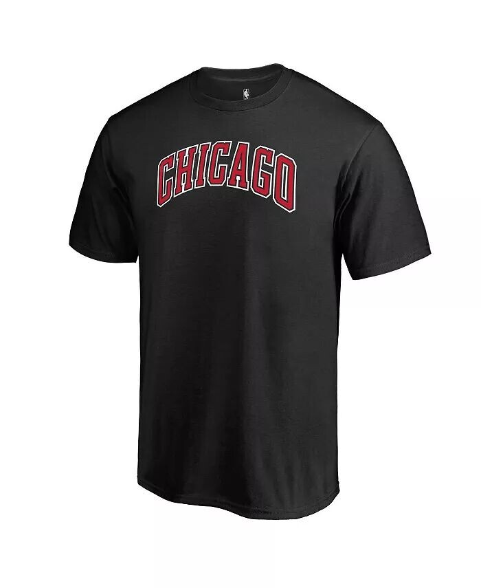 

Мужская черная футболка Chicago Bulls с альтернативным логотипом Fanatics