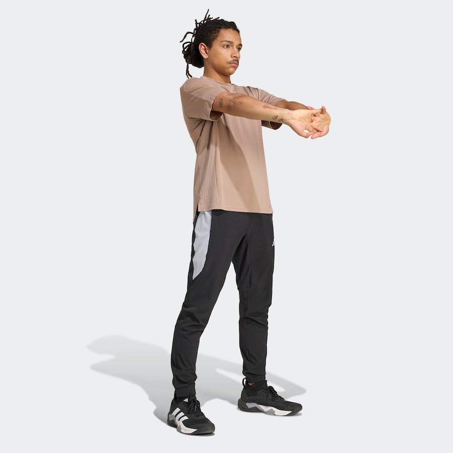 Зауженные спортивные брюки ADIDAS PERFORMANCE, черный — фото 4