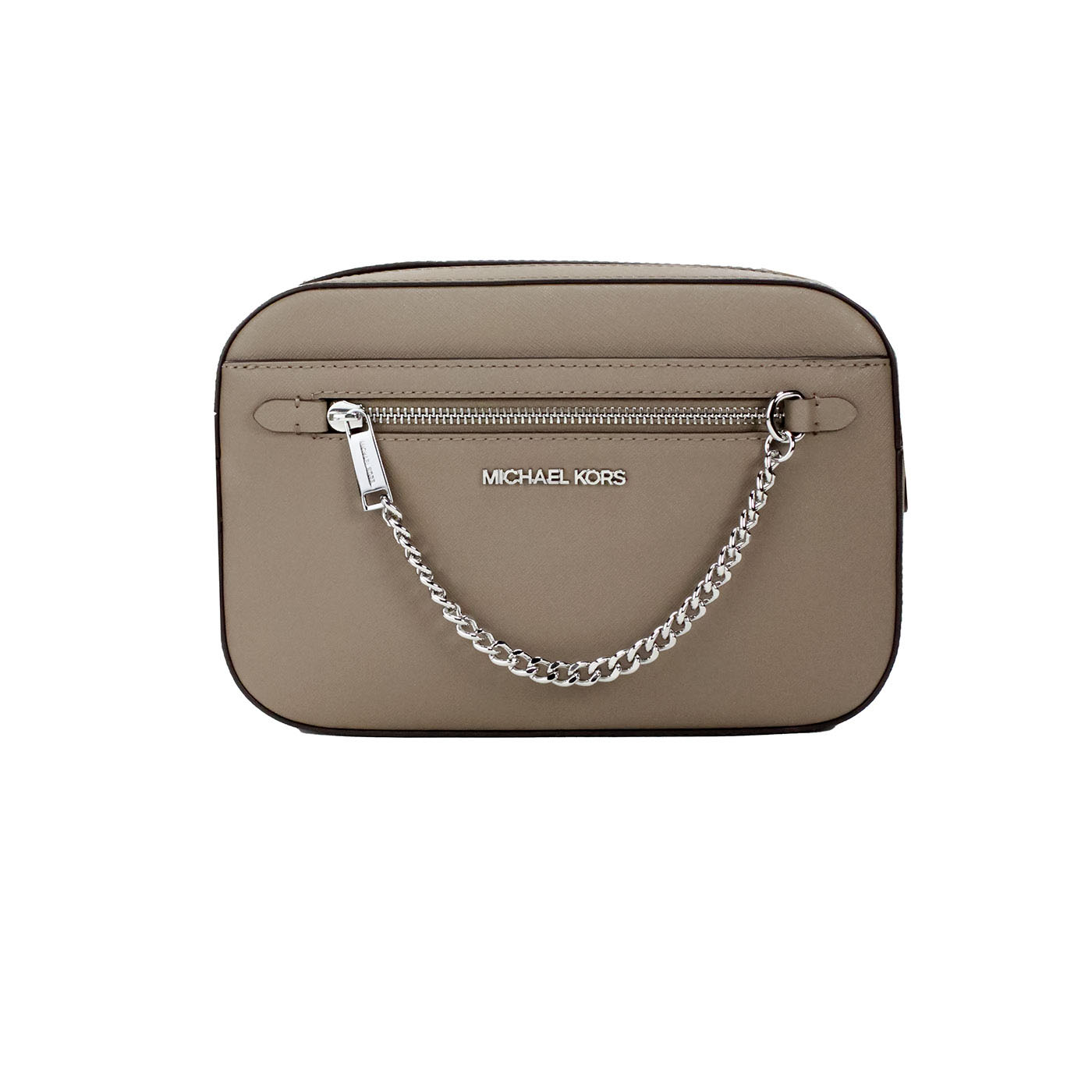 

Jet Set East West Большая Сумка Dusk Leather Zip Chain Crossbody Michael Kors
