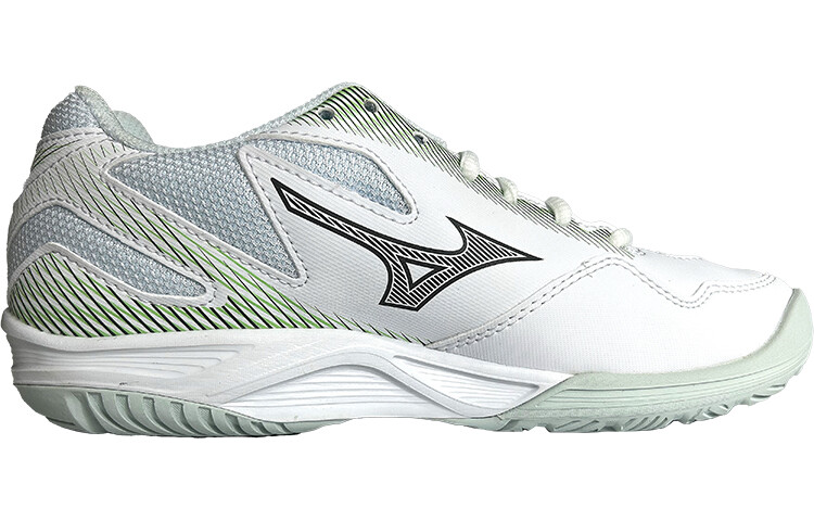 Детские кроссовки GS Low-top Белые/Бирюзовые Mizuno, голубой — фото 2