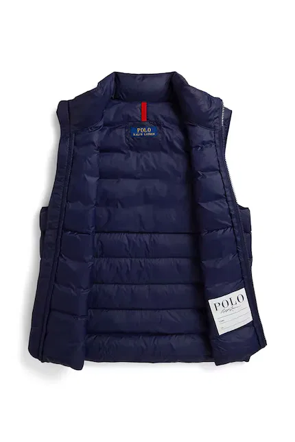 Жилет детский утепленный Polo Ralph Lauren, синий — фото 3
