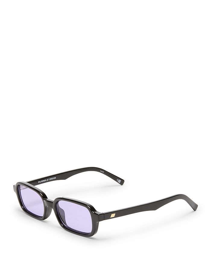 

Солнцезащитные очки Pilferer Rectangle, 53 мм Le Specs, черный