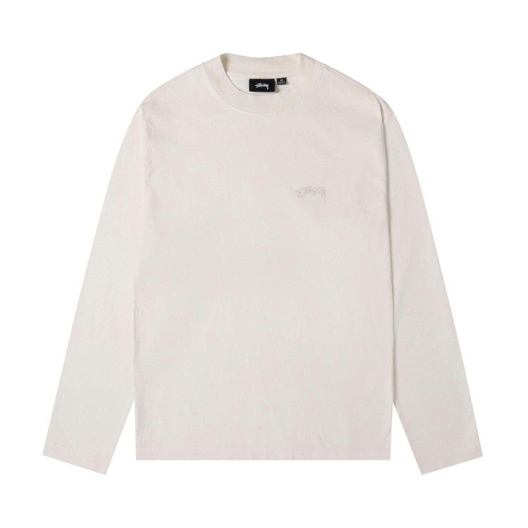 

Футболка Stussy Dyed Long-Sleeve Mock Neck Tee, White