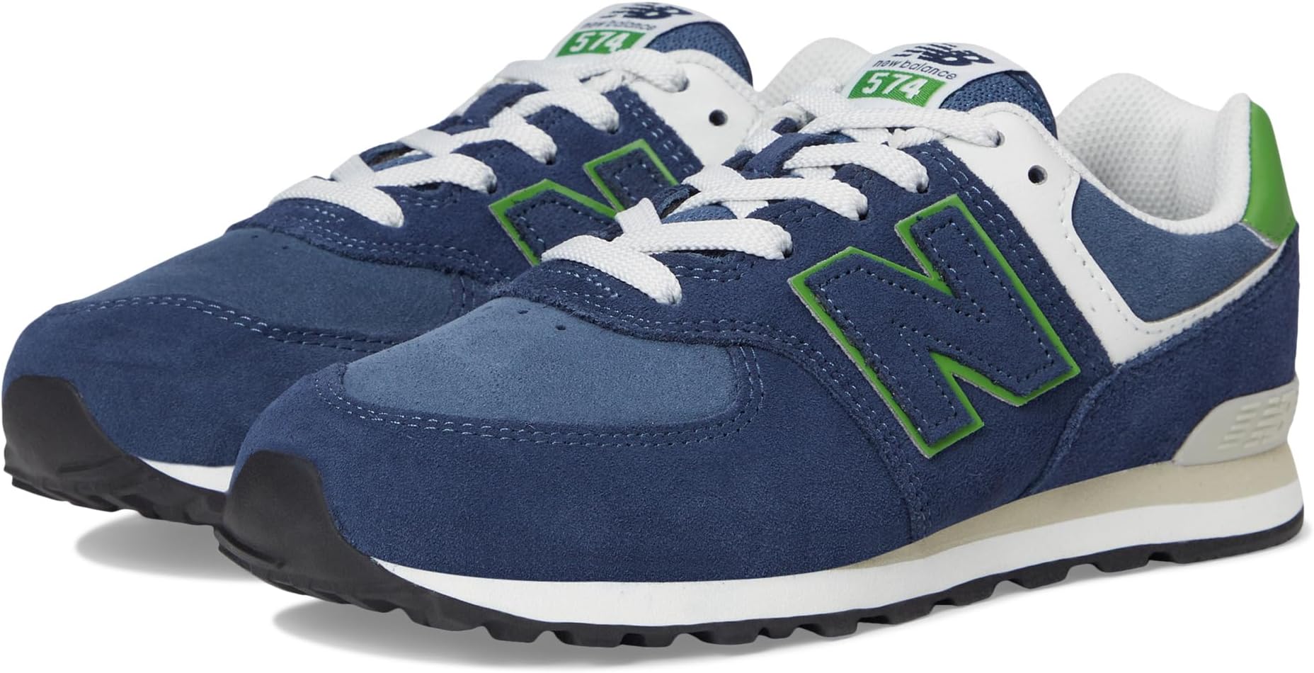 

Кроссовки New Balance Kids 574, цвет Nb Navy/Alpine Green
